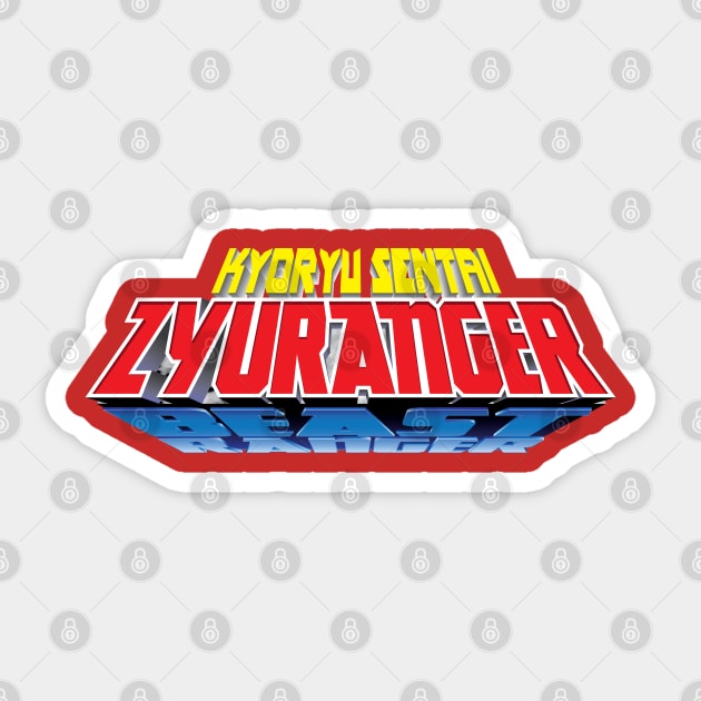 Kyoryo Sentai Zyuranger Sticker by Rodimus13